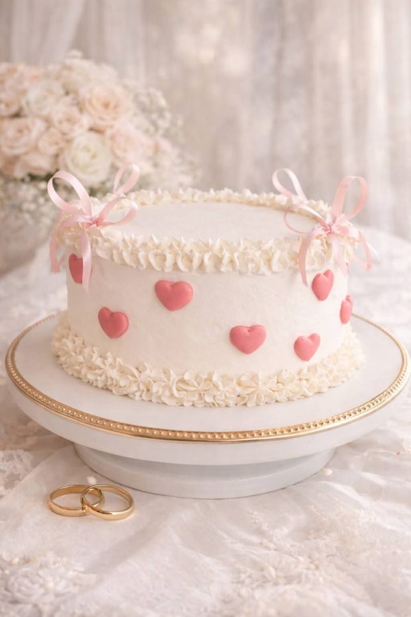 Bolo de chantilly decorado
